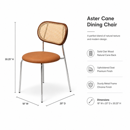 Aster Cane Dining Chair