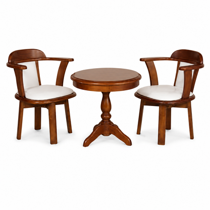 Solid Wood Bistro Table & Chair Set