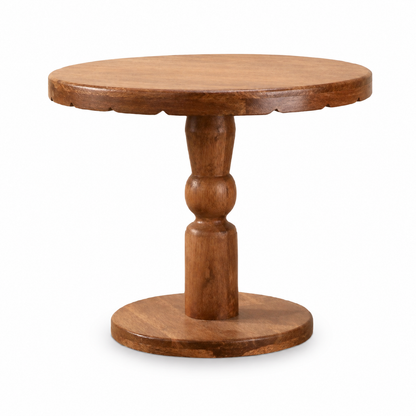 Modern Pedestal End Table