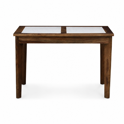 Walnut Finish Accent Table