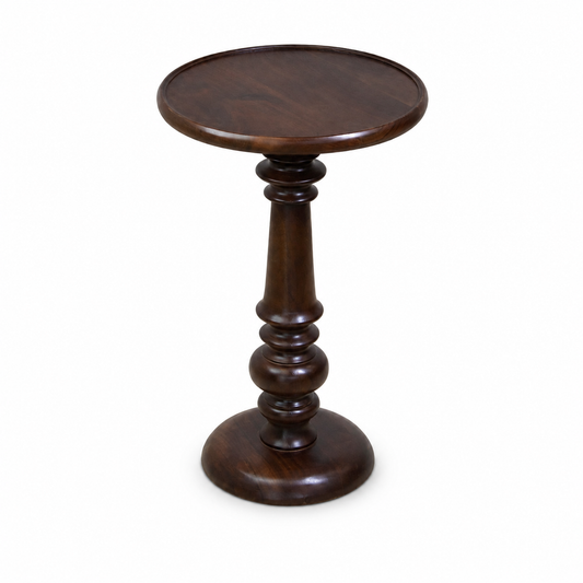 Handcrafted Round Accent Table