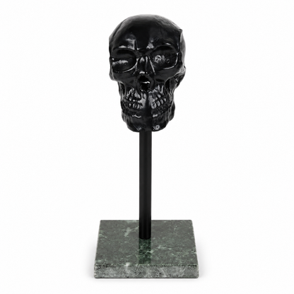 Black Skull Sculpture Showpiece