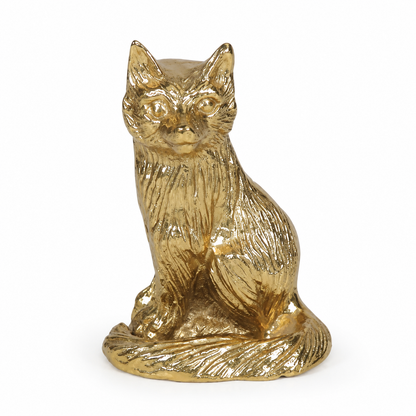 Luxury Metallic Fox Figurine