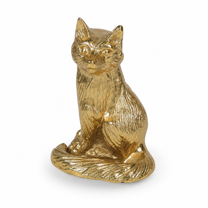 Luxury Metallic Fox Figurine