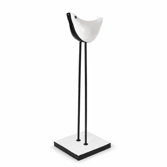 Modern Bird Sculpture on Stand