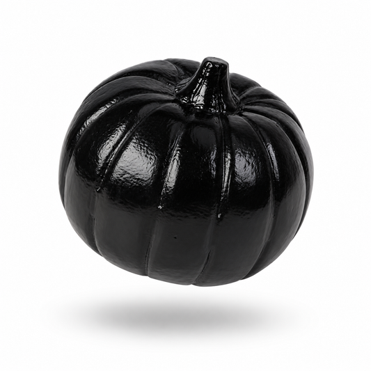 Black Pumpkin Halloween Decor