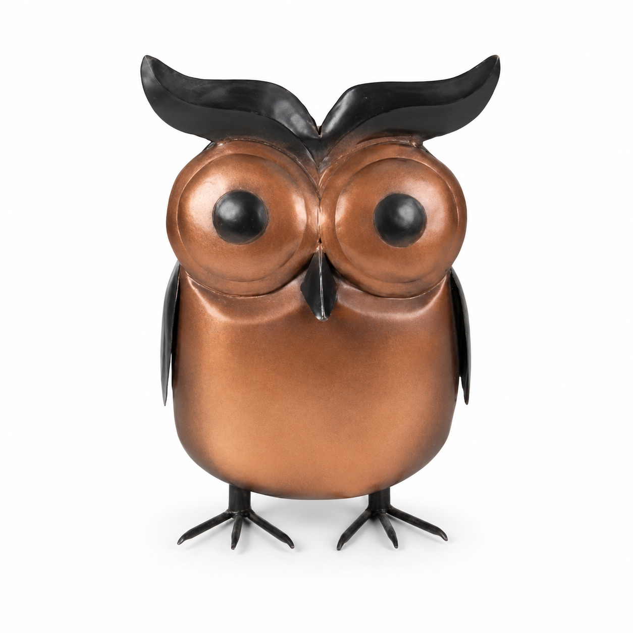 Metal Owl Figurine Showpiece