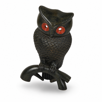 Black Owl Figurine Showpiece
