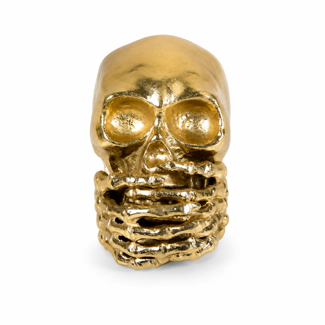 Gold Skull Showpiece