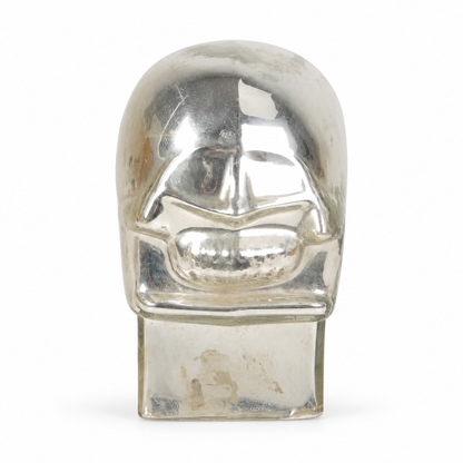 Modern Abstract Glass Face Sculpture Showpiece