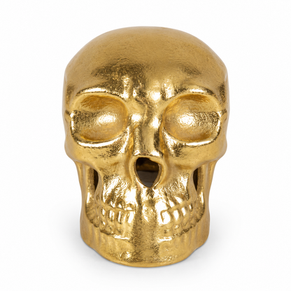 Gold Skull Decorative Showpiece