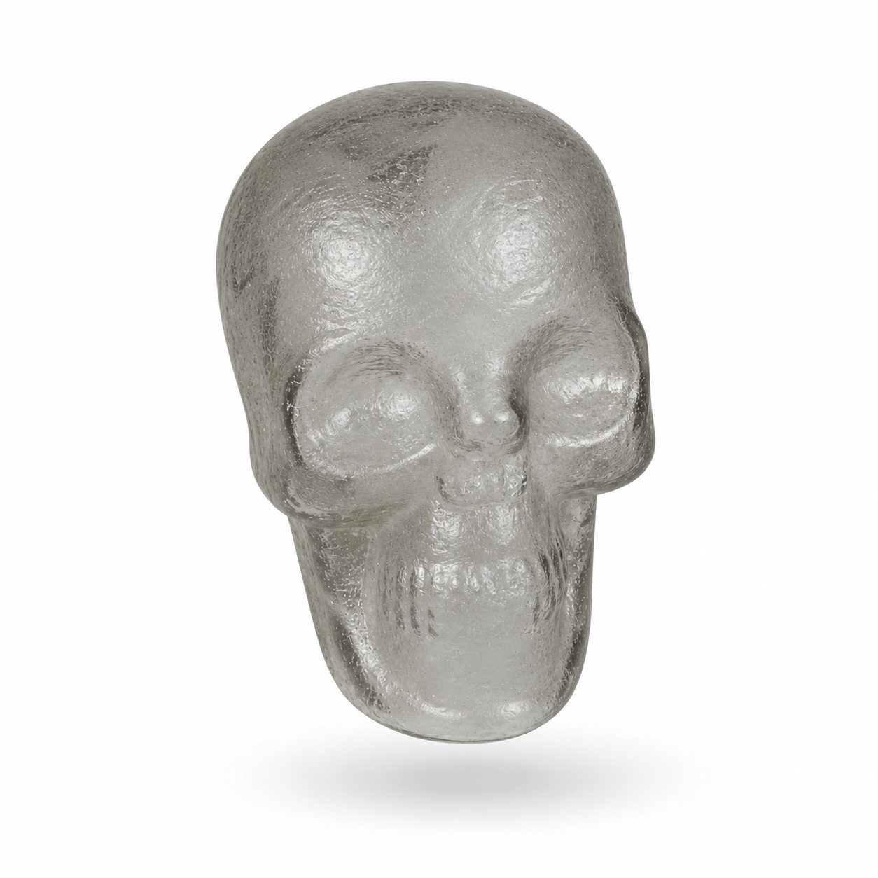 Modern Glass Skull Sculpture Showpiece