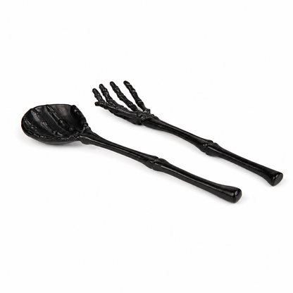 Halloween Skeleton Hand Spoon & Fork Set