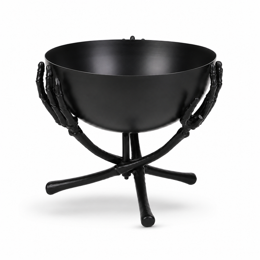 Halloween Skeleton Hand Candy Bowl Stand
