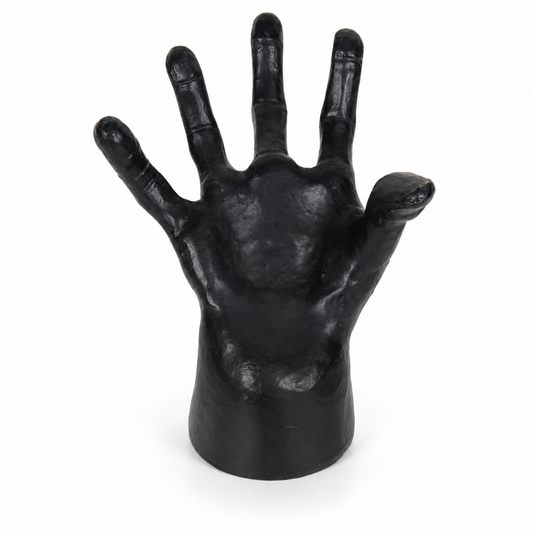 Black Hand Sculpture Decor Accent
