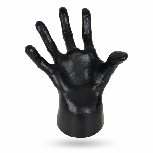Black Hand Sculpture Decor Accent