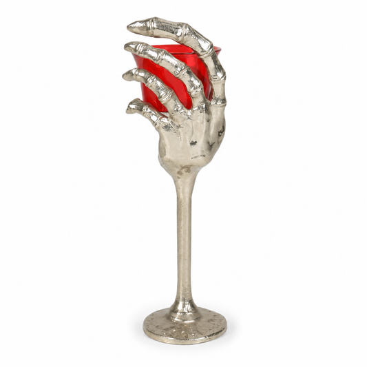 Skeleton Hand Tealight Candle Holder Stand
