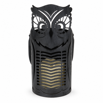 Halloween Owl Lantern Candle Holder
