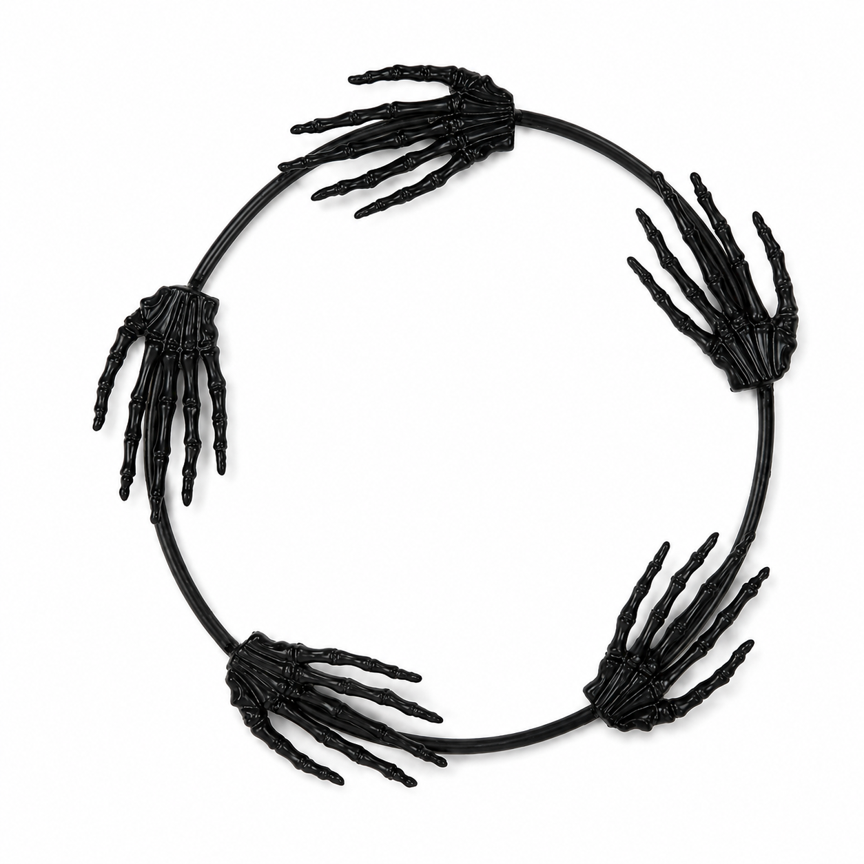 Halloween Skeleton Hand Wreath