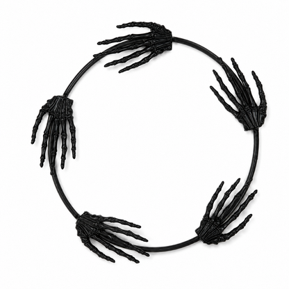 Halloween Skeleton Hand Wreath