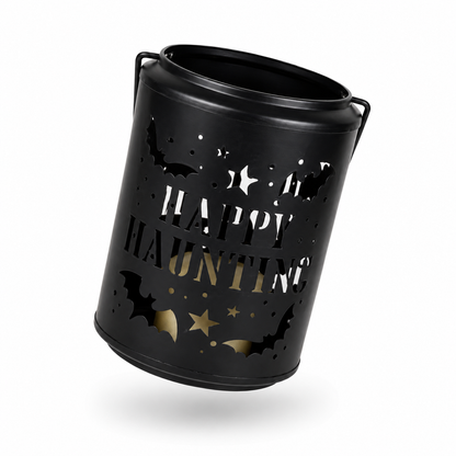 Happy Haunting Halloween Candle Lantern Holder
