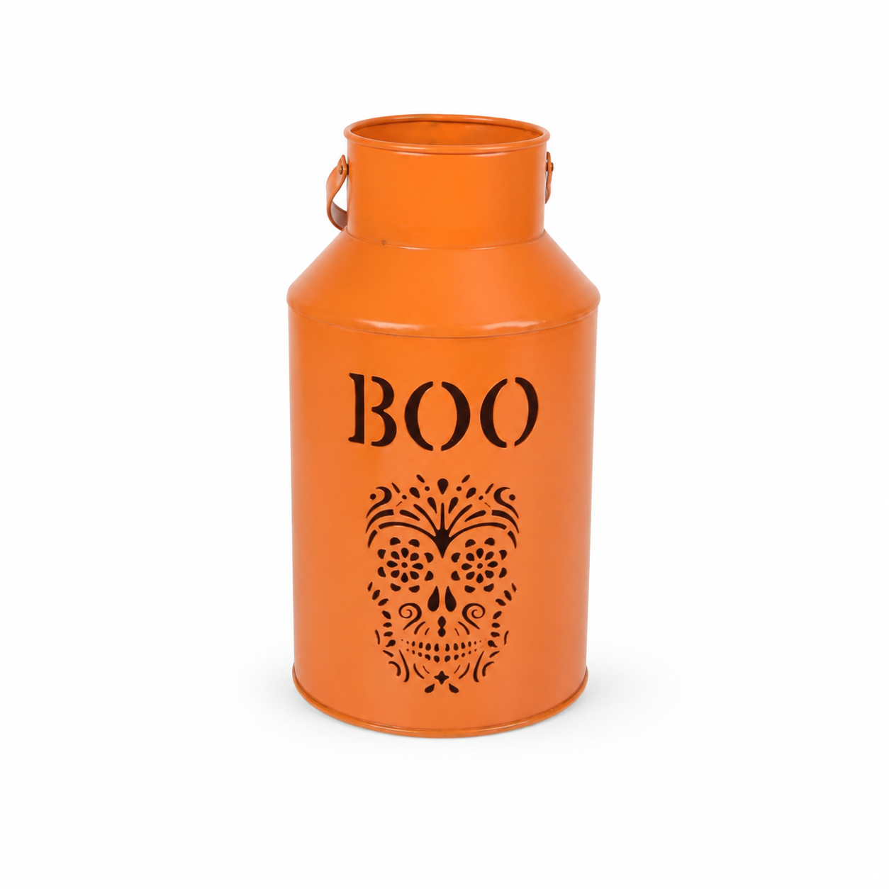 Halloween BOO Skull Lantern Candle Holder