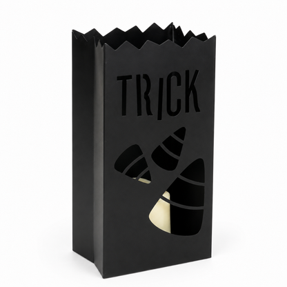 Halloween Trick Candy Corn Treat Bag Lantern