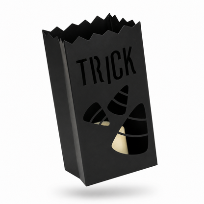 Halloween Trick Candy Corn Treat Bag Lantern