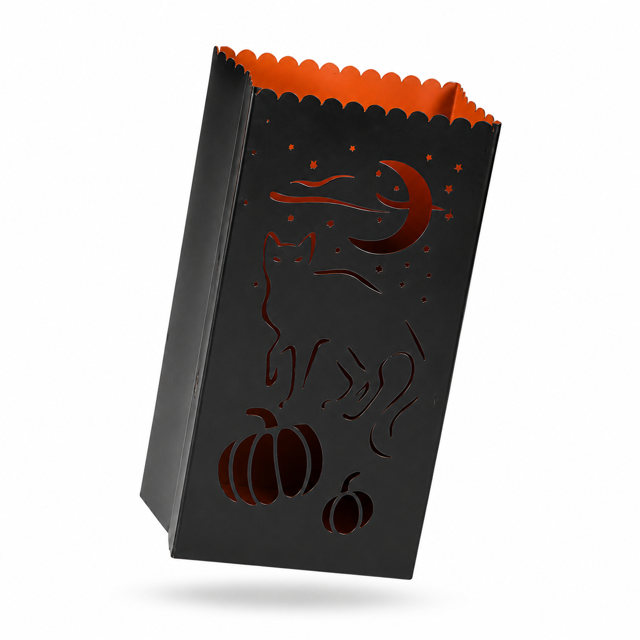 Halloween Black Cat Treat Bag Lantern