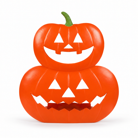 Stacked Halloween Pumpkin Decoration