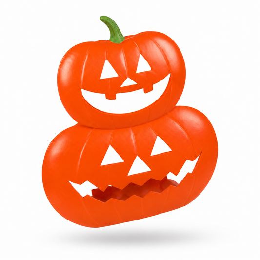 Stacked Halloween Pumpkin Decoration