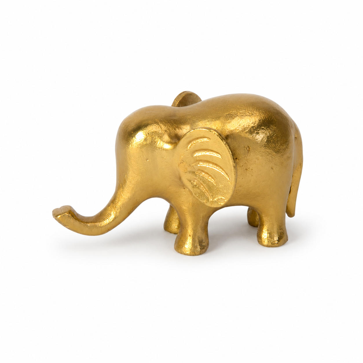 Gold Elephant Decorative Figurine