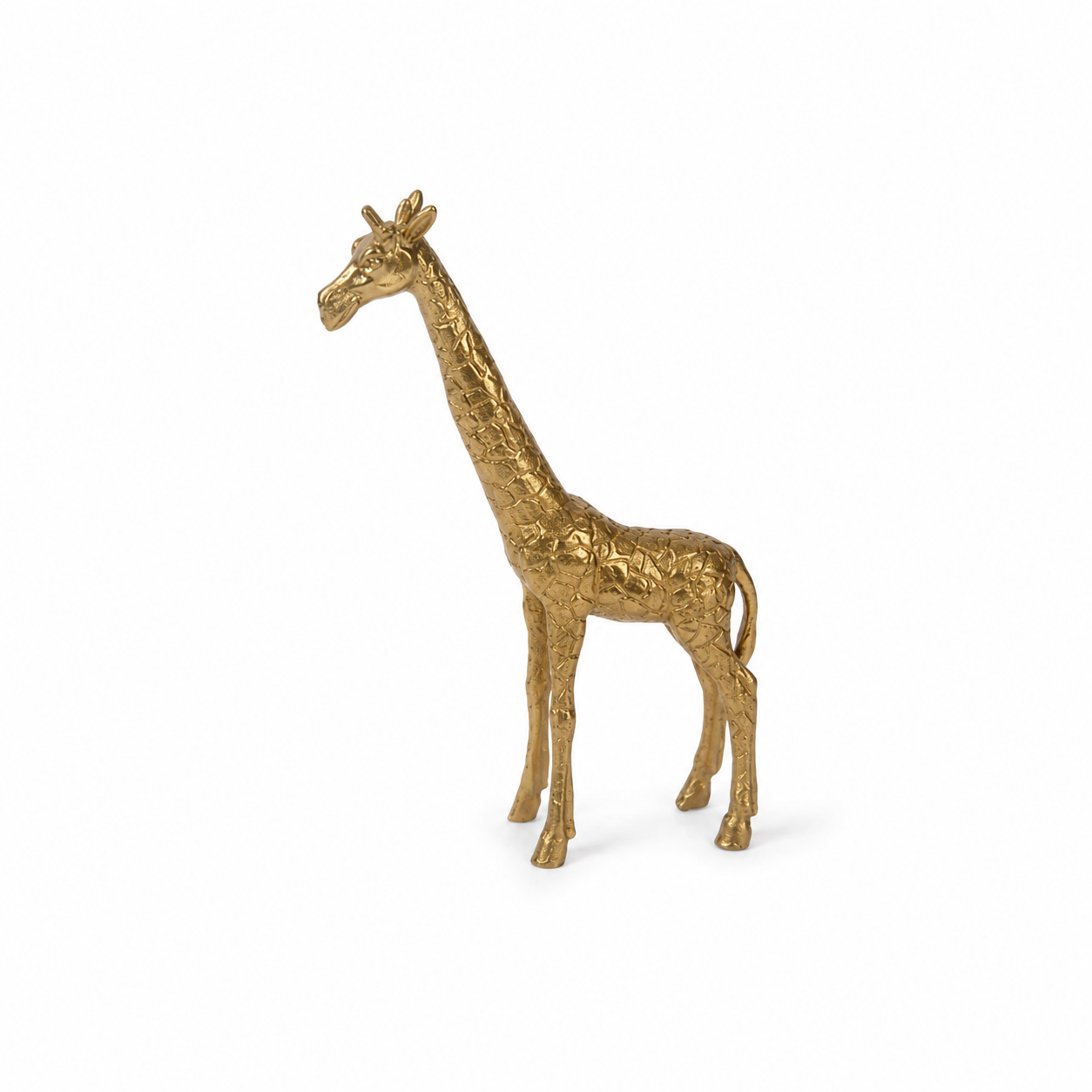 Gold Giraffe Figurine