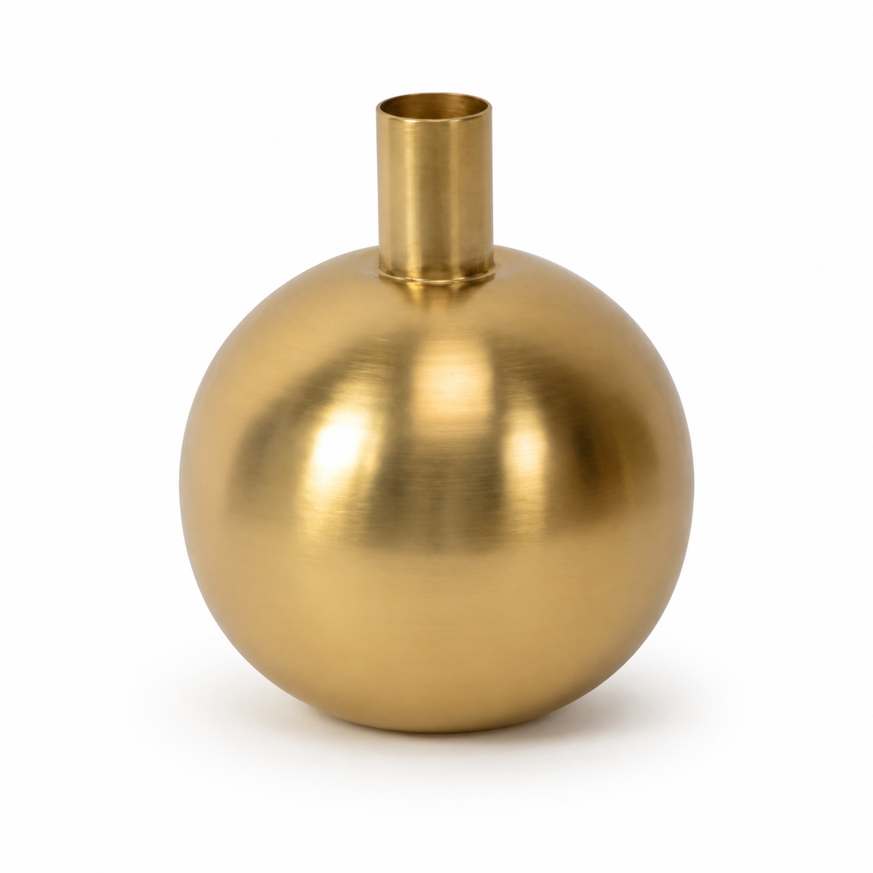 Minimal Metal Decorative Vase