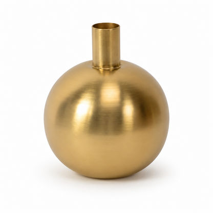 Minimal Metal Decorative Vase