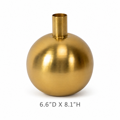 Minimal Metal Decorative Vase