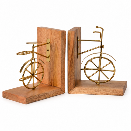 Vintage Bicycle Bookends Set