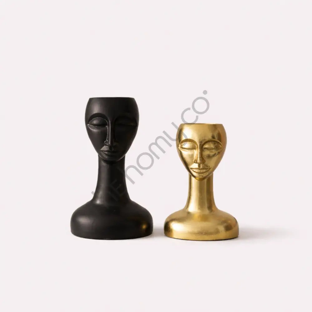 Face Vase Decorative Set for Tabletop Shelf & Home Decor - Vases