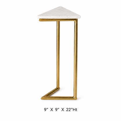 Modern Marble Top Plant Stand