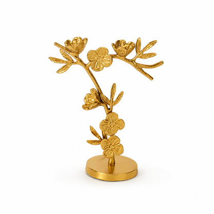 Metal Flower Accent Figurine