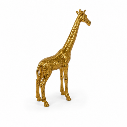 Gold Giraffe Figurine