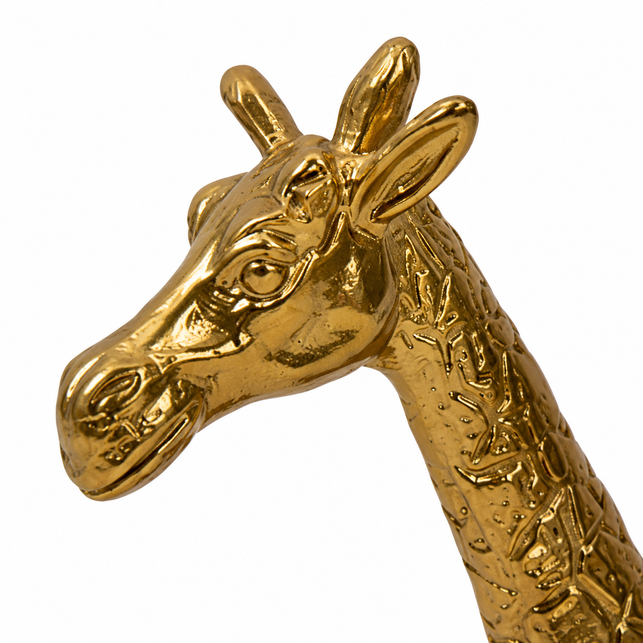 Gold Giraffe Figurine