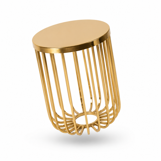 Round Pedestal End Table