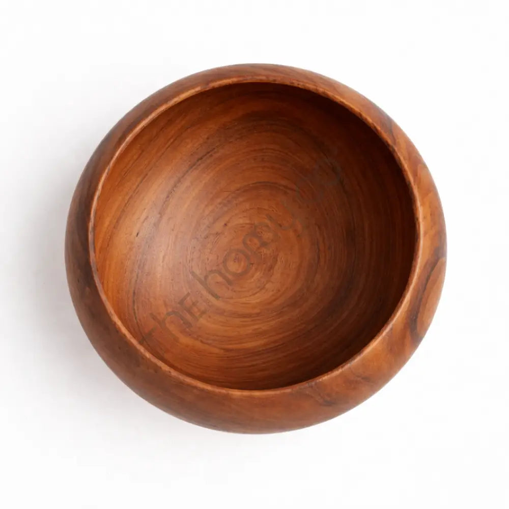 Handcrafted Wooden Serving Bowl – Natural Wood Salad Bowl - Wooden Bowl