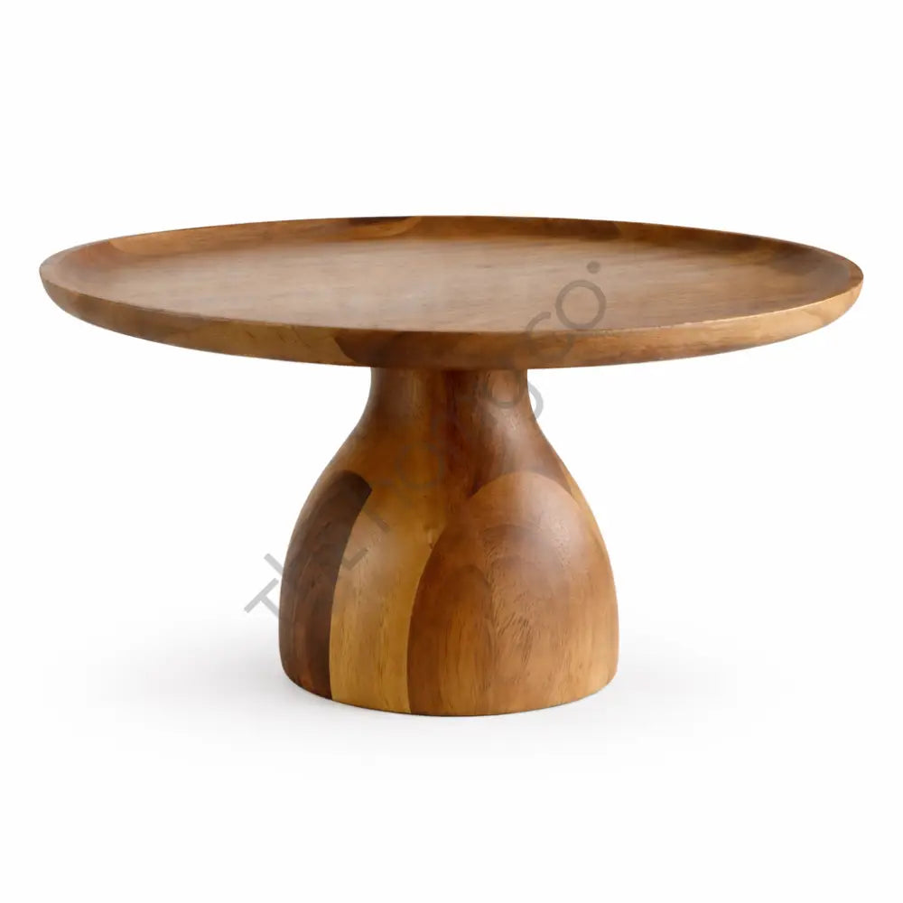 Handcrafted Wooden Stand | Solid Wood Serving Stand - Stands