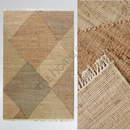 Handwoven Jute Kilim Rugs | Eco Friendly Jute Kilim Carpet - Rugs