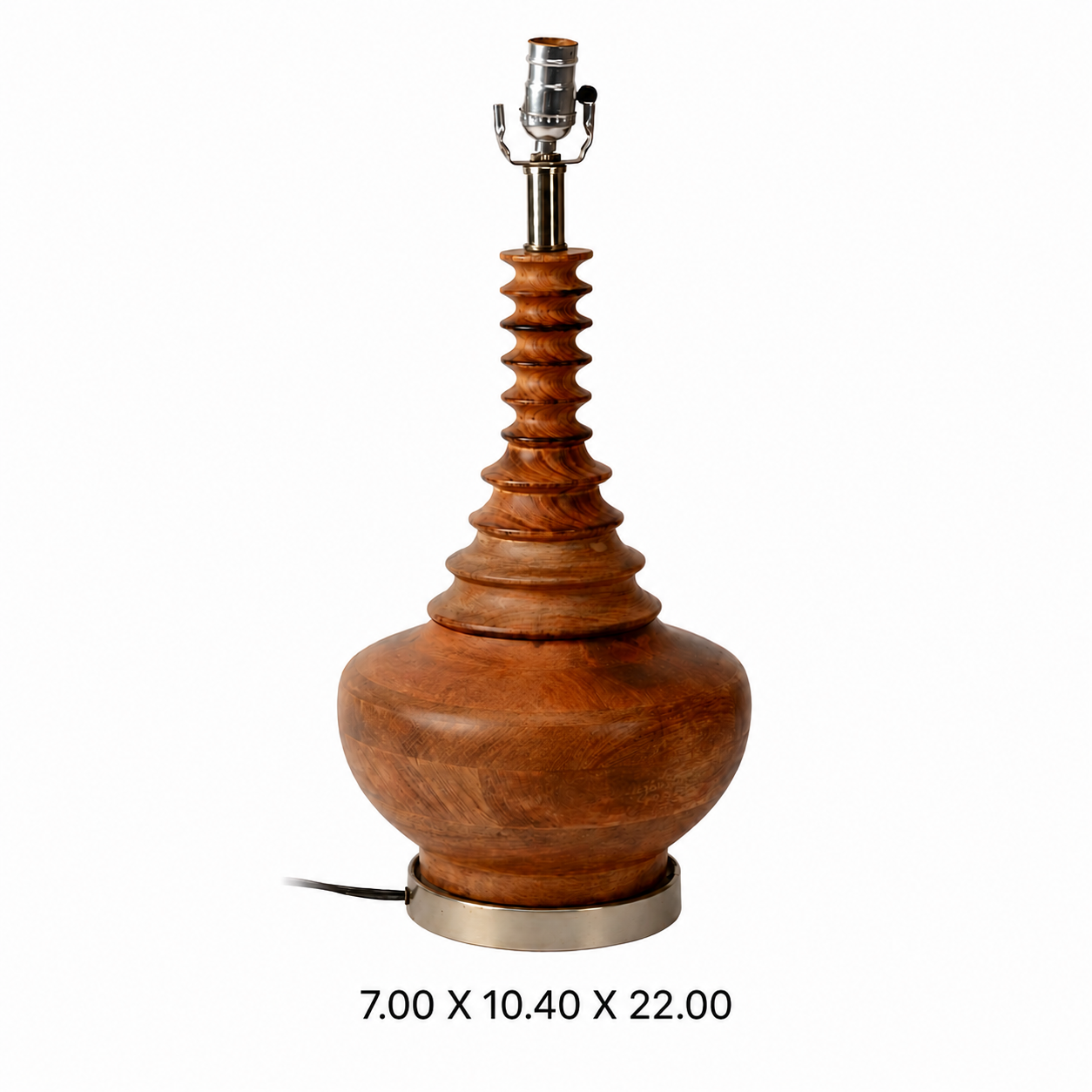 Wooden Table Lamp Base