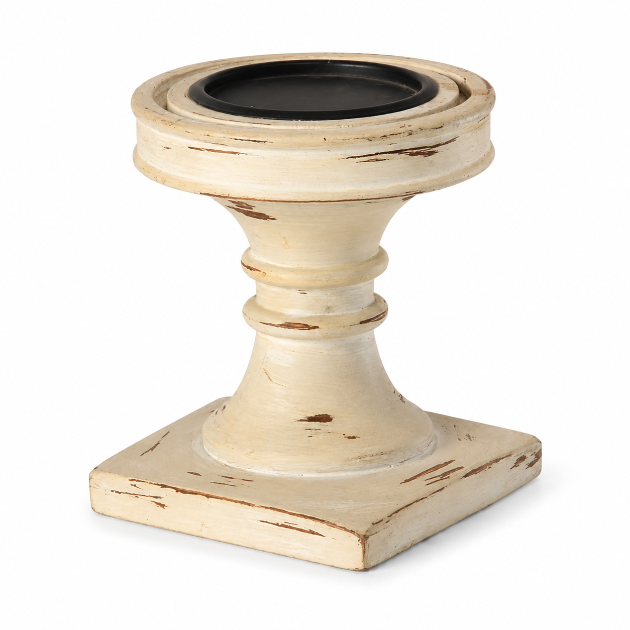 Vintage Farmhouse Pillar Candle Stand