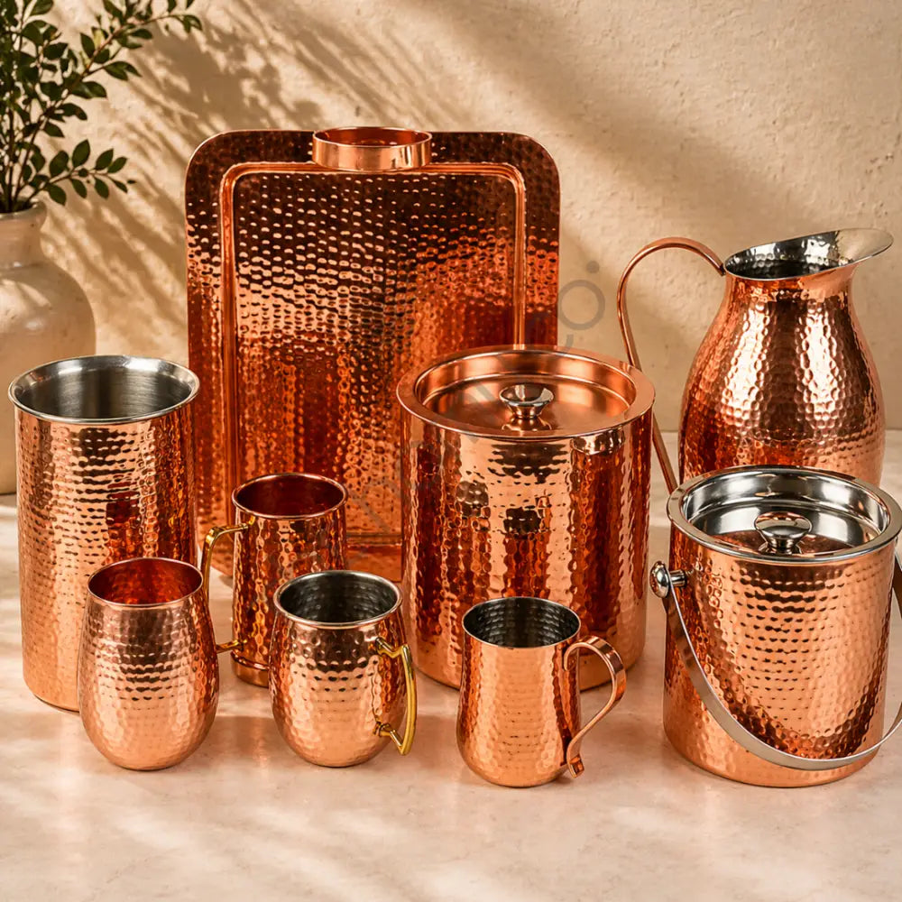 Stainless Steel Lined Barware Set with Trays Holders etc. | Customisation Available - Bar