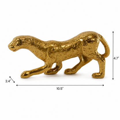 Running Panther Decorative Sculpture
